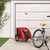 Pet Bike Trailer Red Oxford fabric Collapsible Bike Trailer A949-93964