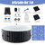 70/80 Inches Round SPA Pool Hottub with 110/130 Air Jets Electric Heater Pump-S - Color: Black - Si D681-NP11783US-BK