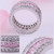 Color: Pink Stone,Size: 11 - LUMINA Pure & Pink Banquet Rings K290-6053909253