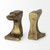Distressed Brushed Gold Anvil Bookends N270-392134