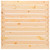 Garden Footstool Natural wood Solid pinewood Modular Square A949-806577