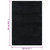 Rug Black 100% Polyester 63" x 90.6" Non-slip Rug Rectangular A949-3188007