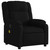 Massage Recliner Chair Black 100% Polyester, Metal, Plywood A949-3206207