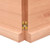 Table Top Light Brown Solid Oak Wood 63 x 24 in Foldable A949-363972