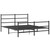Bed Frame Black Powder-Coated Steel 60x79 in Bed Frame A949-355385