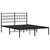 Metal Bed Frame Black Powder-Coated Steel King Metal Bed Frame A949-355661