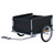 Bike Trailer Black and Gray 143.3 lb A949-92590