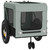 Pet Bike Trailer Grey and Black Oxford Fabric, Iron, PVC Medium A949-93944