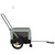 Pet Bike Trailer Grey and Black Oxford Fabric, Iron, PVC Medium A949-93944