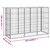 Dog Playpen Black Powder-coated steel A949-3115958