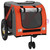 Pet Bike Trailer Orange and Black Oxford Fabric, Iron, PVC Small A949-93886