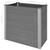 Raised Bed Gray Wood-plastic composite, Aluminum 39.4x19.7x35.8 in A949-43604