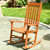 Outdoor Rocking Chair Single Rocker for Patio Deck  - Color: Natural D681-HW63701