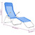  Sun Lounger Set of 2 Blue Powder-coated steel, Textilene Standard A949-44337