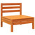 Garden Sofa Wax brown Solid pine wood Single unit size Modular A949-837995