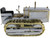 CAT Caterpillar Twenty Tractor "100th Anniversary" Chrome and Gold "Centennial Series" 1/16 Diecast F977-85760