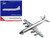 Lockheed L-188 Electra Commercial Aircraft "American Airlines" Silver with Red Stripes 1/400 Diecas F977-GJ1718