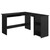 Corner Desk High gloss black Engineered wood 47.2x55.1x29.5 in A949-800754
