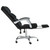 Reclining Office Chair Black Faux leather, metal, plywood, foam A949-349629