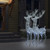 Christmas Reindeer Set of 2 Cool White Acrylic XXL A949-3154357