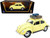 1967 Volkswagen Beetle with Roof Rack and Luggage Yellow 1/18 Diecast Model Car by Road Signature F977-92078y