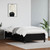 Bed Frame Black Faux leather, plywood, engineered wood Twin XL A949-347277