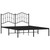 Bed Frame Black Powder-Coated Steel Double Bed Frame A949-373788