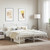 Bed Frame White Powder-Coated Steel 72 x 84 in Bed Frame A949-373861