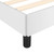 Bed Frame White Faux leather, Plywood, Engineered wood Full A949-346933