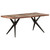 Dining Table Mixed color Solid reclaimed wood 70.9x35.4x29.9 in A949-323570