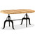 Dining Table Natural Mango Wood Solid Mango Wood, Steel A949-244799