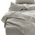 Four Piece Light Gray Linen Sheet Set N270-520708