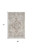 4' X 6' Gray Oriental Power Loom Washable Area Rug N270-521822