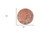 6' X 6' Dusty Rose Round Faux Fur Washable Non Skid Area Rug N270-476667