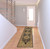 8' Runner Black and Gold Oriental Power Loom Runner Rug N270-510123