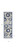 2' X 6' Blue And Grey Floral Non Skid Indoor Outdoor Runner Rug N270-479404