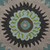 3' Round Green Peacock Feather Area Rug N270-396246