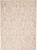 4' X 6' Cream Damask Power Loom Area Rug N270-522179