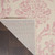 4' X 6' Cream Damask Power Loom Area Rug N270-522179