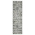 2' X 8' Ivory Grey Charcoal Blue And Taupe Oriental Power Loom Stain Resistant Runner Rug N270-508922