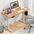 Electric Standing Desk with 3 Memory Height Settings and 2 Hanging Hooks & Cable Management-Natural B593-CB10607US
