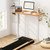 Electric Standing Desk with 3 Memory Height Settings and 2 Hanging Hooks & Cable Management-Natural B593-CB10607US