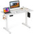 Electric Standing Desk with 3 Memory Height Settings and 2 Hanging Hooks & Cable Management-Natural B593-CB10607US