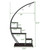 Artisasset  5 Layers Semicircle Iron Wood Suitable For Garden Balcony Patio Lawn Home Decoration Pl T575-S0671282968