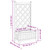 Planter with Trellis Brown Solid Wood Fir A949-365485