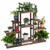 6-Tier Flower Wood Stand Plant Display Rack Storage Shelf - Color: Brown - Size: 6-Tier D681-GT3574