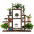 6-Tier Flower Wood Stand Plant Display Rack Storage Shelf - Color: Brown - Size: 6-Tier D681-GT3574