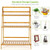 3-Tier Bamboo Foldable Plant Stand with Display Shelf Rack-Natural - Color: Natural D681-HZ10037NA