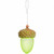 Metal Acorn Wild Bird Feeder Outdoor Hanging Food Dispenser for Garden Yard-Brown - Color: Brown D681-GT3549BN