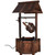 Outdoor Patio Garden Solid Wood Wishing Well Water Fountain with Pump Q280-GRWFP1243582935